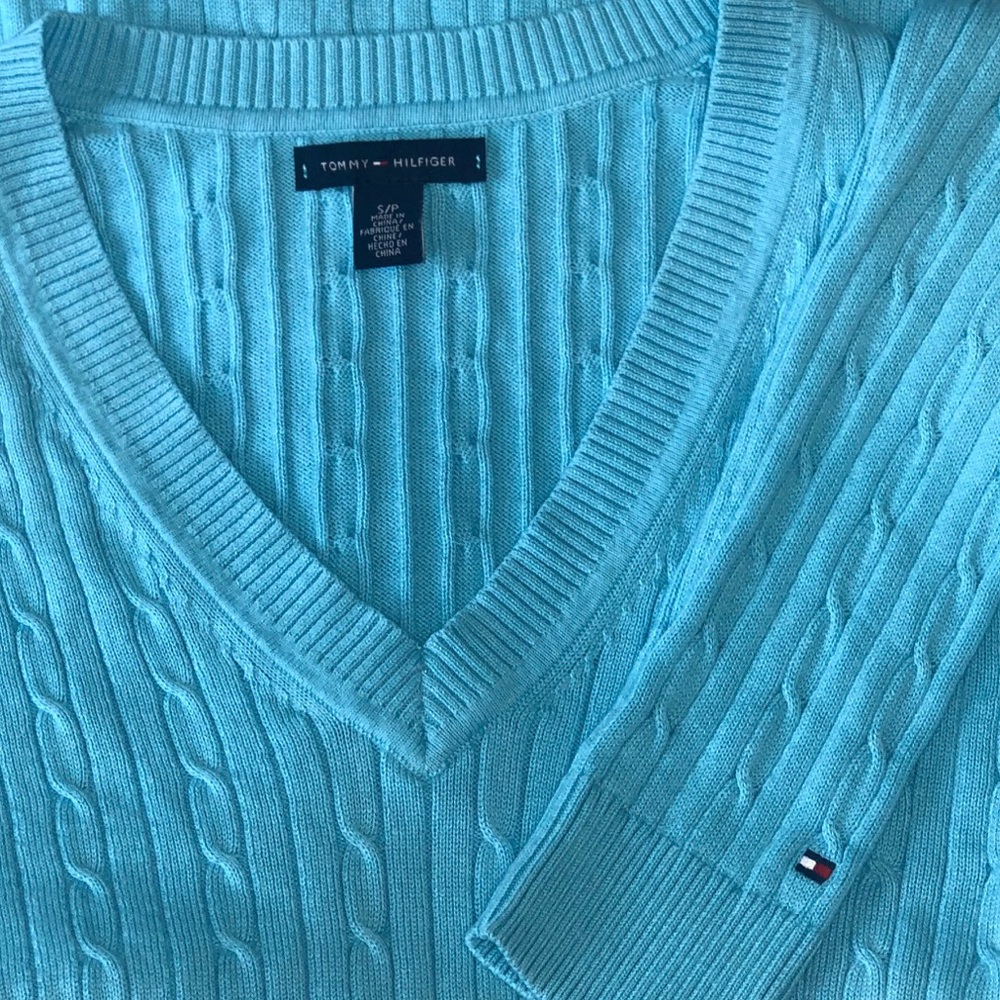🖤Tommy Hilfiger Cable Knit Sweater 100% Cotton